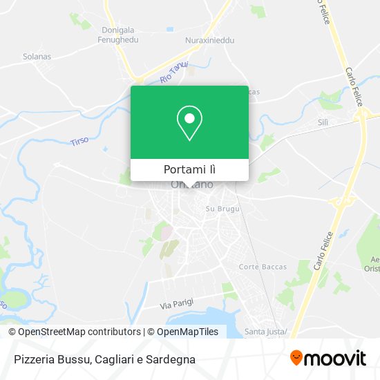 Mappa Pizzeria Bussu