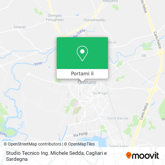 Mappa Studio Tecnico Ing. Michele Sedda