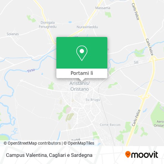 Mappa Campus Valentina