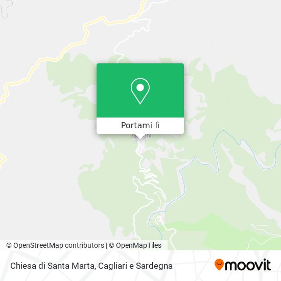 Mappa Chiesa di Santa Marta