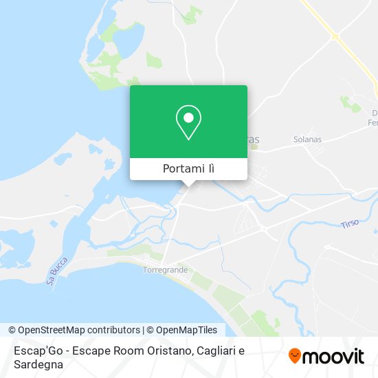 Mappa Escap'Go - Escape Room Oristano