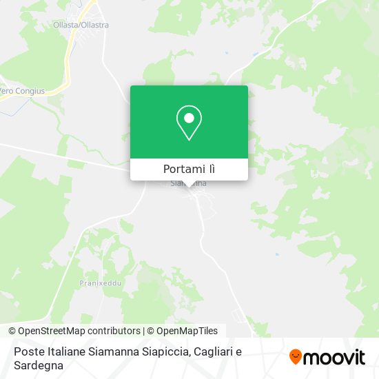 Mappa Poste Italiane Siamanna Siapiccia