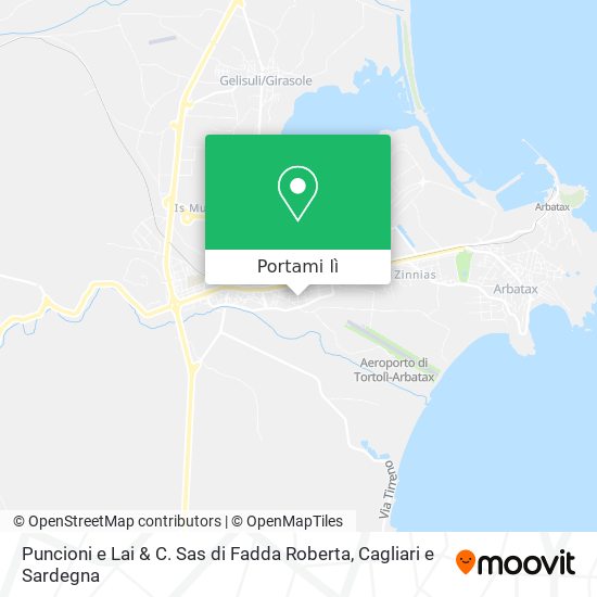 Mappa Puncioni e Lai & C. Sas di Fadda Roberta