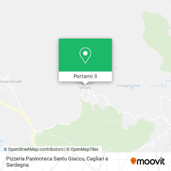 Mappa Pizzeria Paninoteca Santu Giaccu