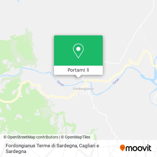 Mappa Fordongianus Terme di Sardegna