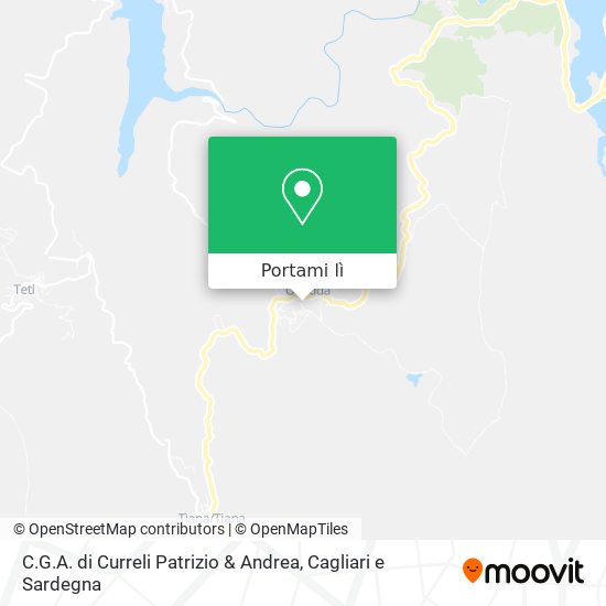 Mappa C.G.A. di Curreli Patrizio & Andrea