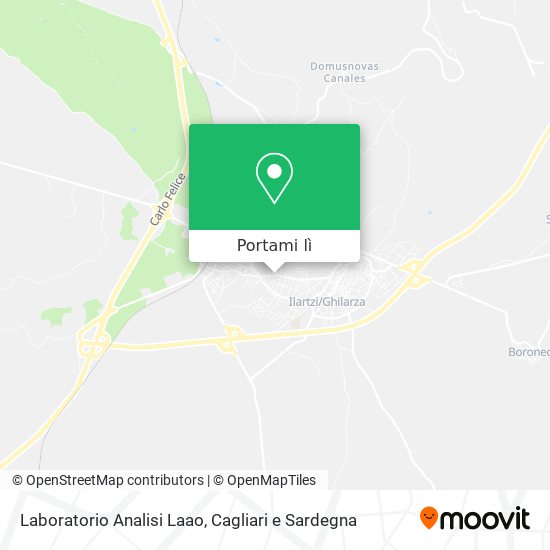 Mappa Laboratorio Analisi Laao