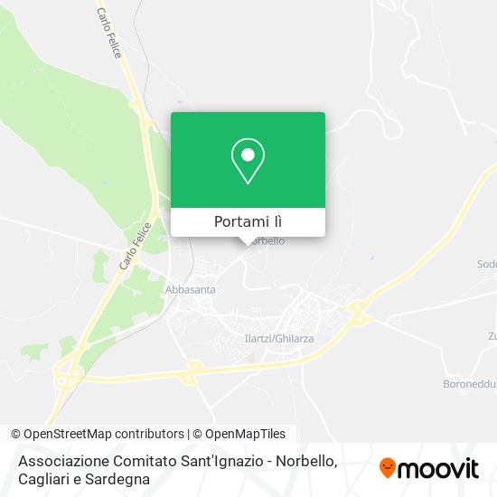 Mappa Associazione Comitato Sant'Ignazio - Norbello