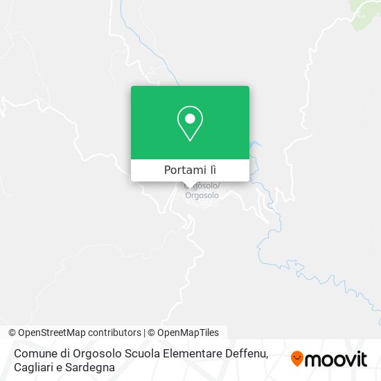 Mappa Comune di Orgosolo Scuola Elementare Deffenu