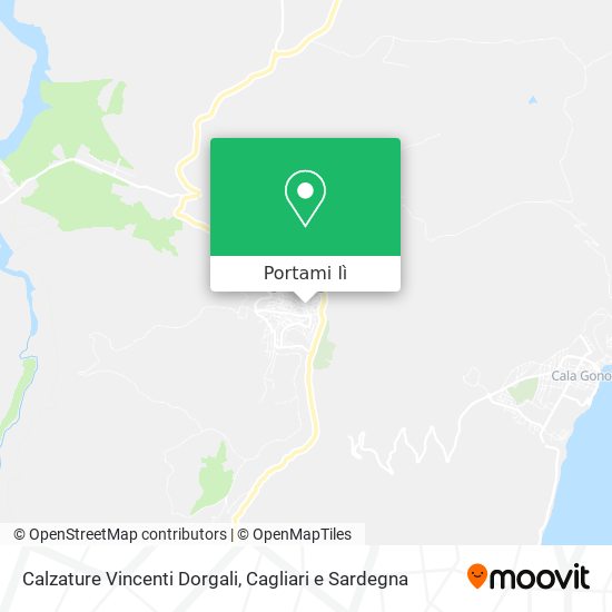 Mappa Calzature Vincenti Dorgali