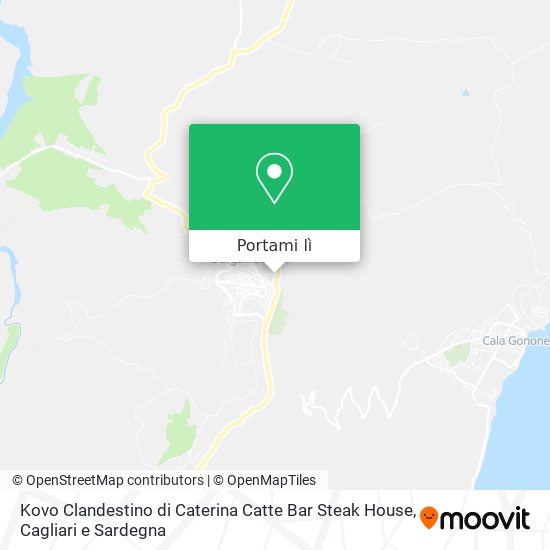 Mappa Kovo Clandestino di Caterina Catte Bar Steak House