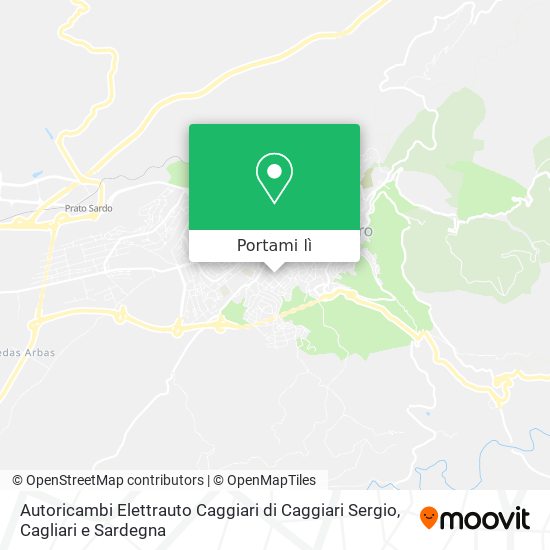 Mappa Autoricambi Elettrauto Caggiari di Caggiari Sergio