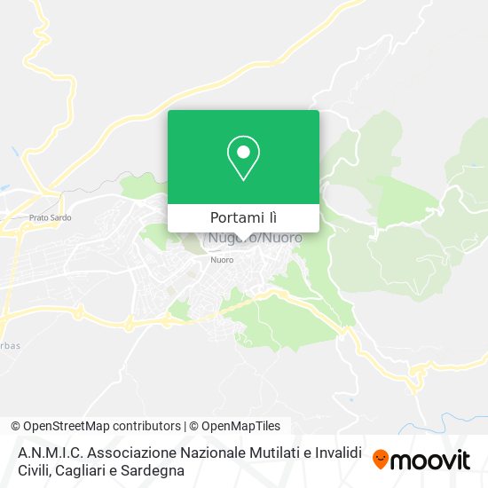 Mappa A.N.M.I.C. Associazione Nazionale Mutilati e Invalidi Civili