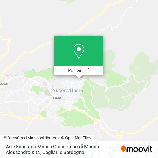 Mappa Arte Funeraria Manca Giuseppino di Manca Alessandro & C.