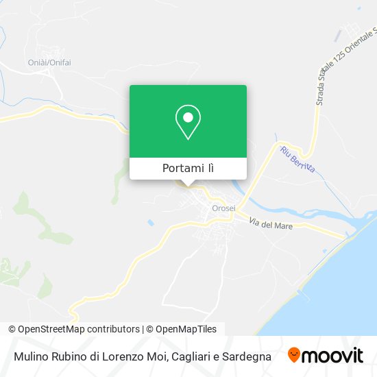 Mappa Mulino Rubino di Lorenzo Moi