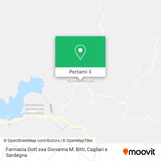 Mappa Farmacia Dott.ssa Giovanna M. Bitti