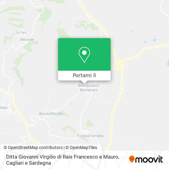 Mappa Ditta Giovanni Virgilio di Rais Francesco e Mauro