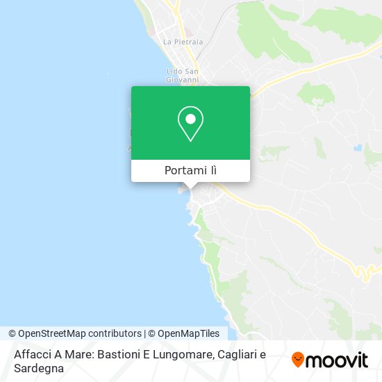 Mappa Affacci A Mare: Bastioni E Lungomare