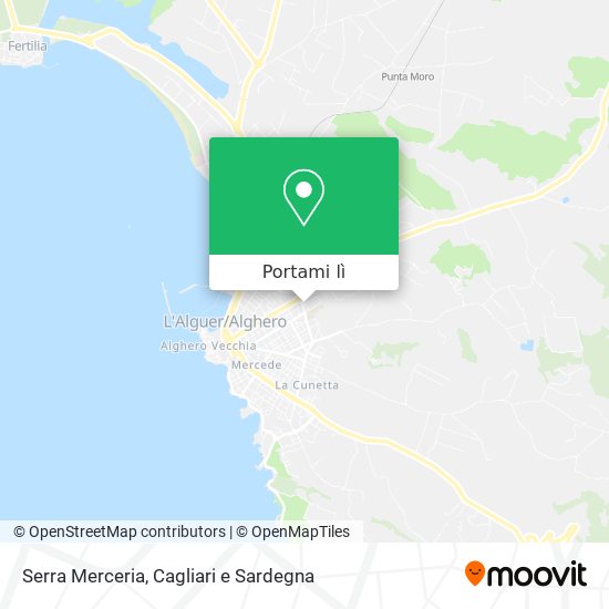 Mappa Serra Merceria