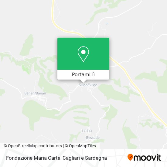 Mappa Fondazione Maria Carta