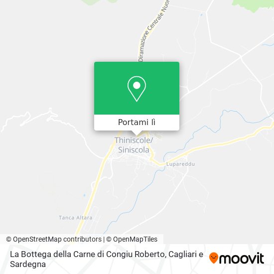 Mappa La Bottega della Carne di Congiu Roberto