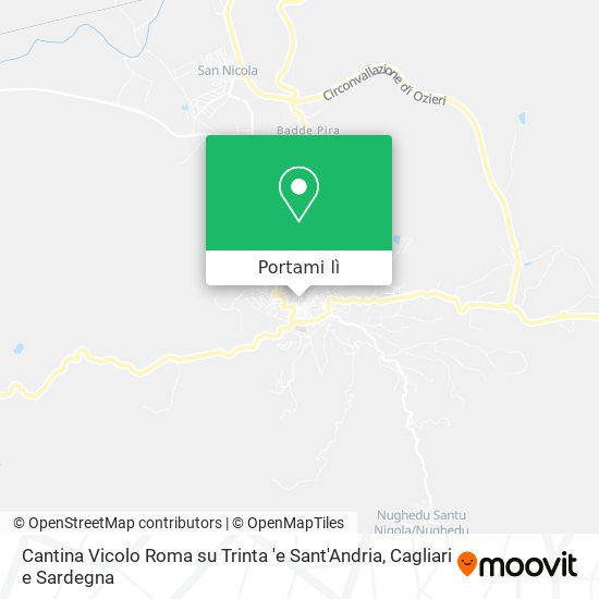 Mappa Cantina Vicolo Roma su Trinta 'e Sant'Andria