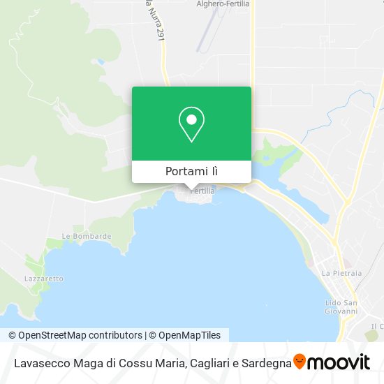 Mappa Lavasecco Maga di Cossu Maria