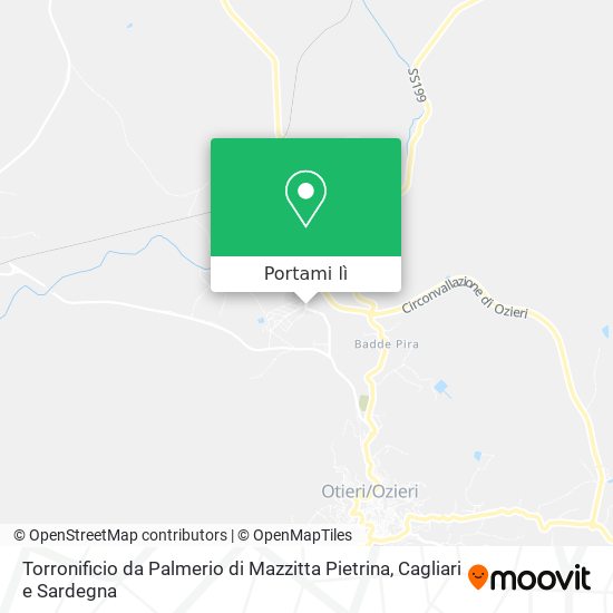 Mappa Torronificio da Palmerio di Mazzitta Pietrina