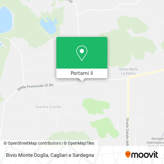 Mappa Bivio Monte Doglia