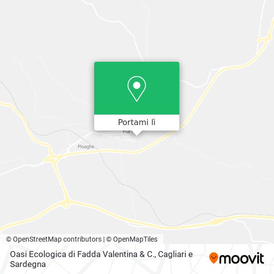 Mappa Oasi Ecologica di Fadda Valentina & C.