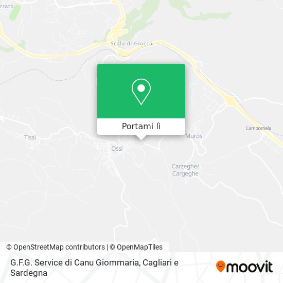 Mappa G.F.G. Service di Canu Giommaria
