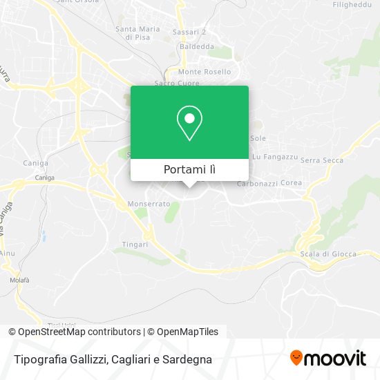 Mappa Tipografia Gallizzi