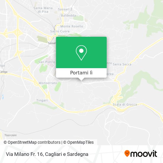 Mappa Via Milano Fr. 16