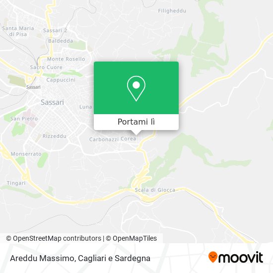 Mappa Areddu Massimo