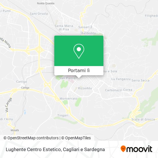 Mappa Lughente Centro Estetico