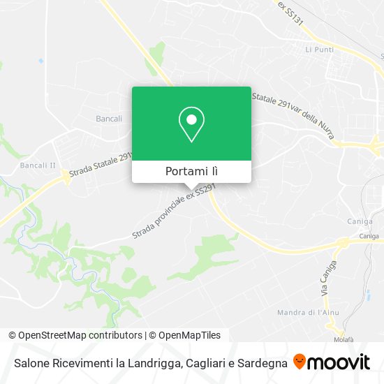 Mappa Salone Ricevimenti la Landrigga