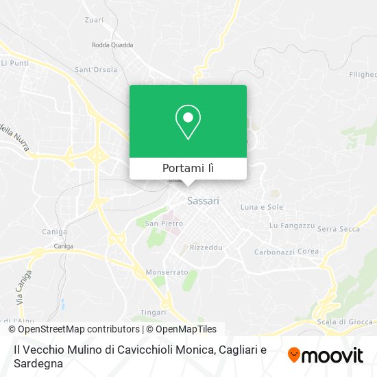 Mappa Il Vecchio Mulino di Cavicchioli Monica