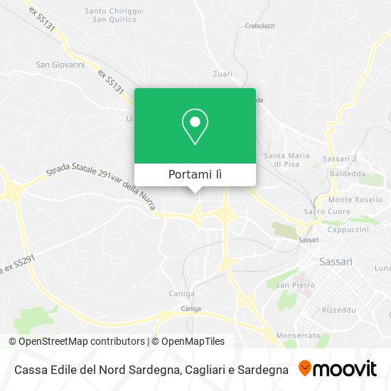 Mappa Cassa Edile del Nord Sardegna