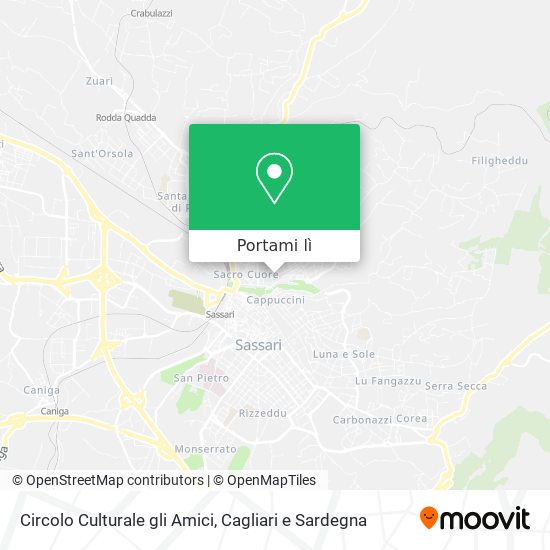 Mappa Circolo Culturale gli Amici