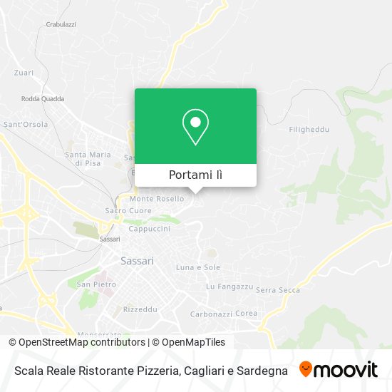 Mappa Scala Reale Ristorante Pizzeria