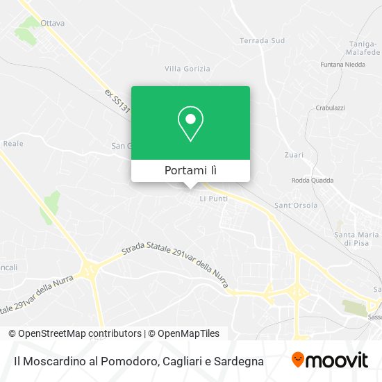 Mappa Il Moscardino al Pomodoro