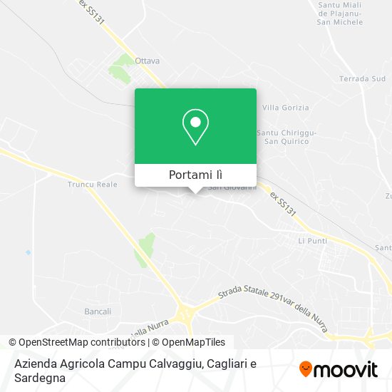 Mappa Azienda Agricola Campu Calvaggiu