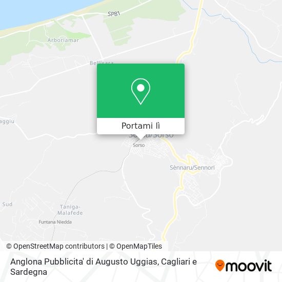 Mappa Anglona Pubblicita' di Augusto Uggias