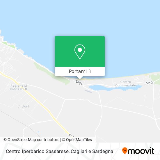 Mappa Centro Iperbarico Sassarese