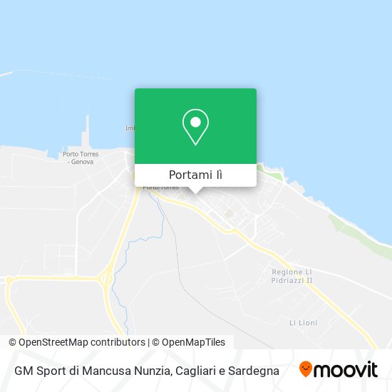 Mappa GM Sport di Mancusa Nunzia
