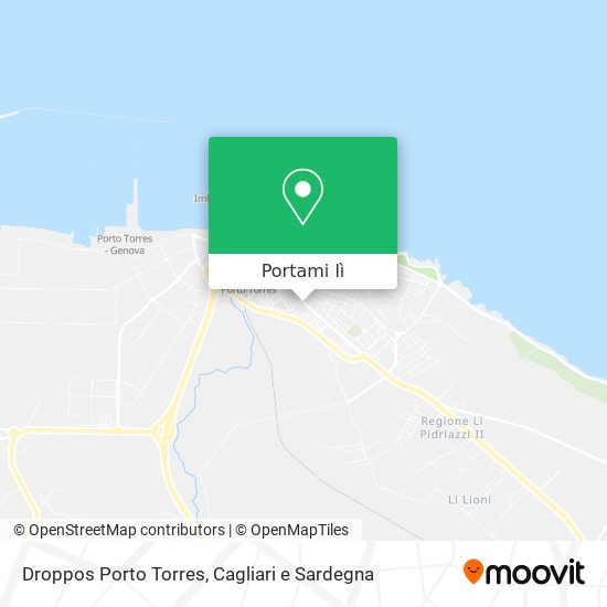 Mappa Droppos Porto Torres