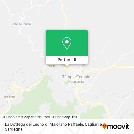Mappa La Bottega del Legno di Maiorano Raffaele