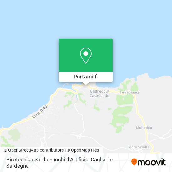 Mappa Pirotecnica Sarda Fuochi d'Artificio