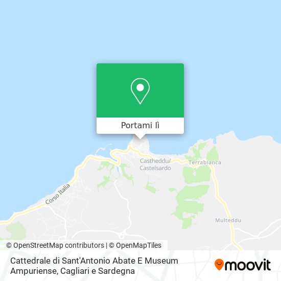Mappa Cattedrale di Sant'Antonio Abate E Museum Ampuriense