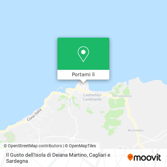 Mappa Il Gusto dell'Isola di Deiana Martino